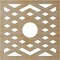 Ekena Millwork Chevron Wood Fretwork Pierced Ceiling Medallion, Hickory, 16"OD x 4 1/8"ID x 3/8"T CMWP16X16X0375CHHI - alternate 3
